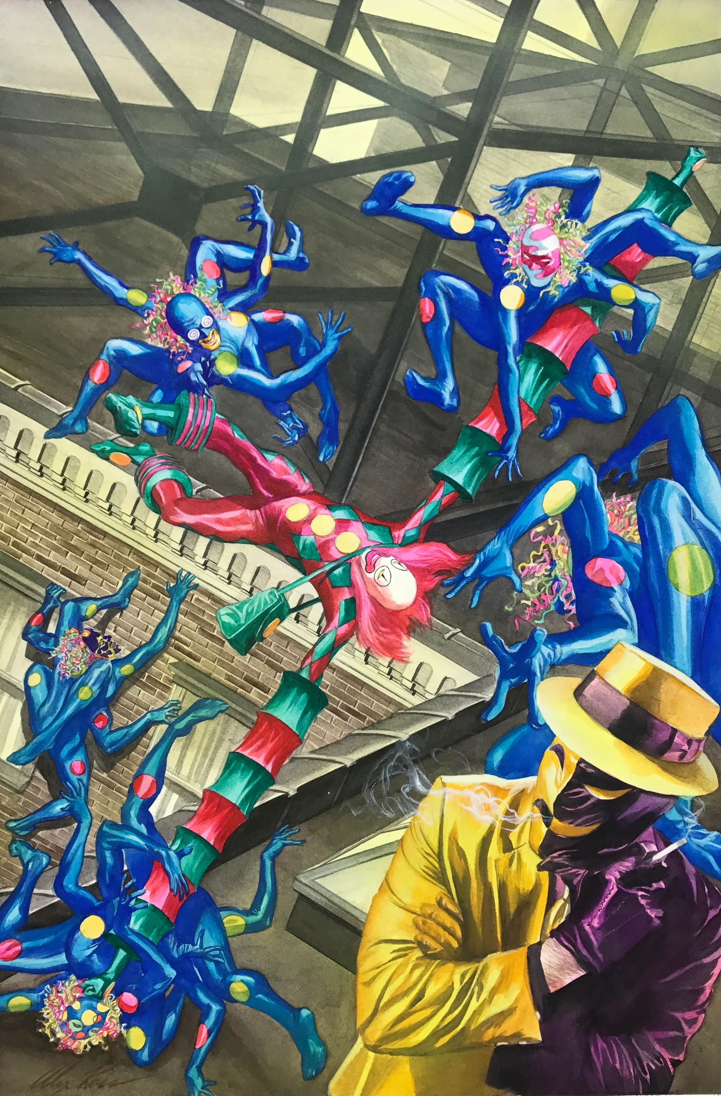 Alex Ross Astro City #35 Painting