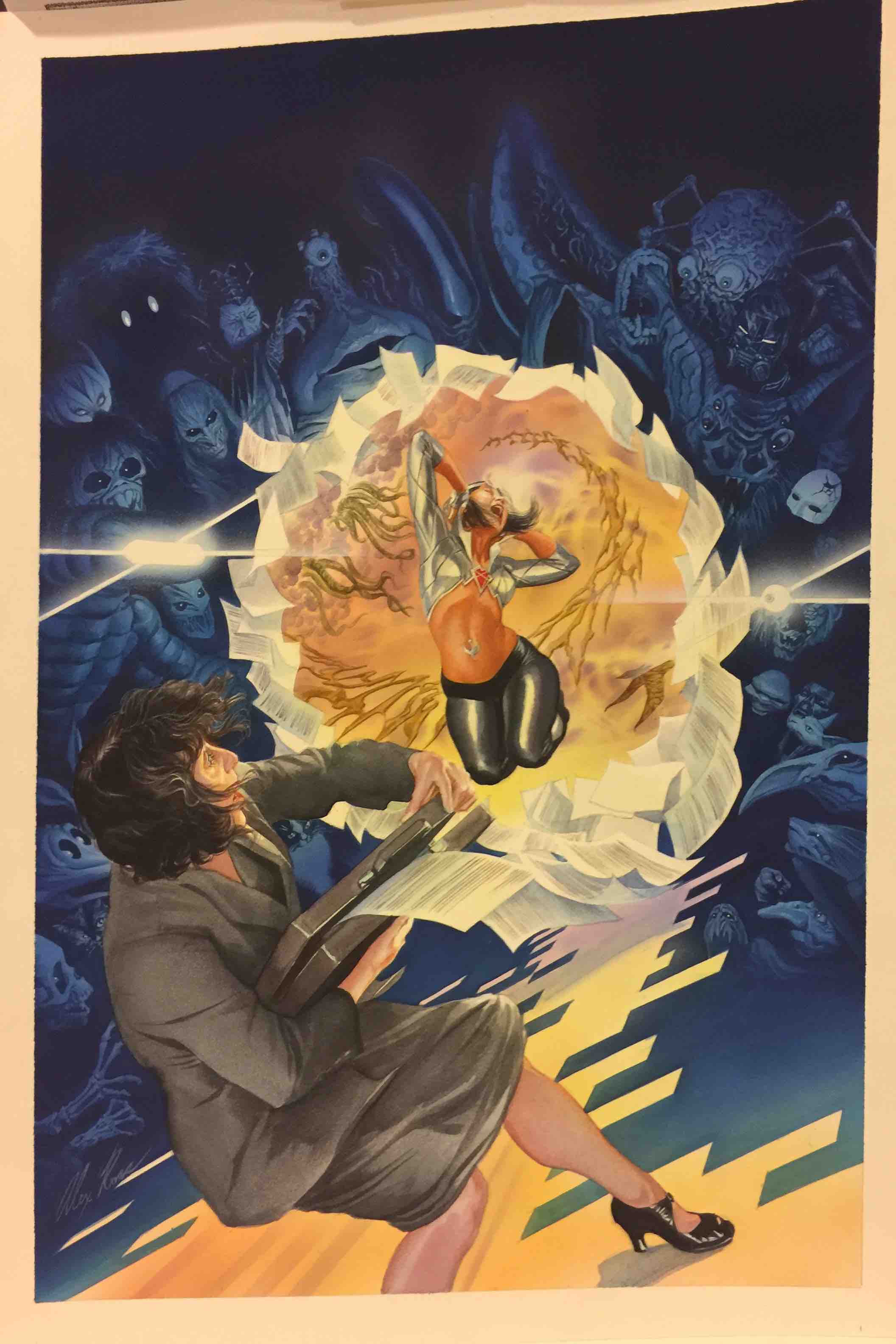 Alex Ross Astro City 40 Painting