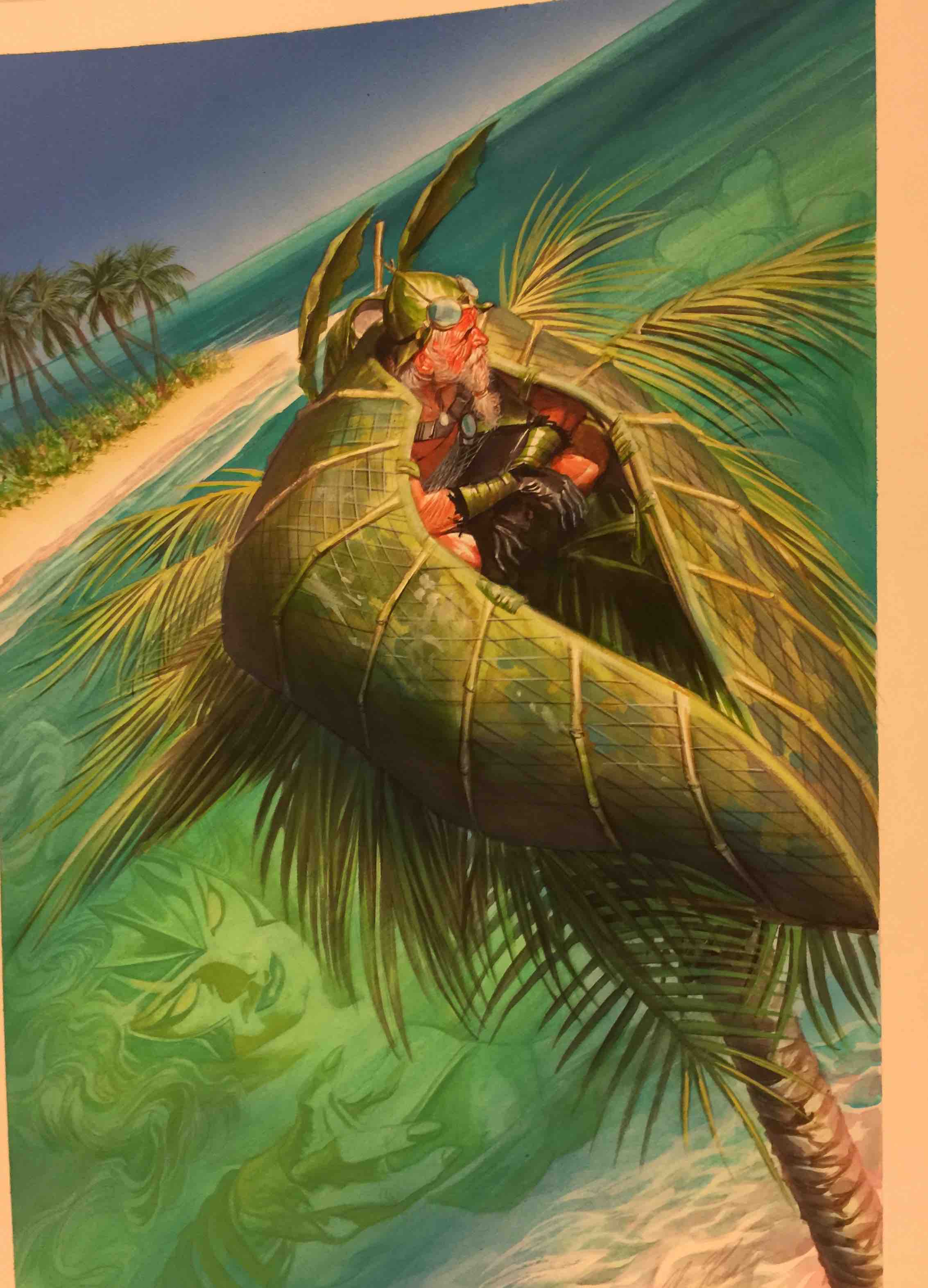 Alex Ross Astro City 43 Painting