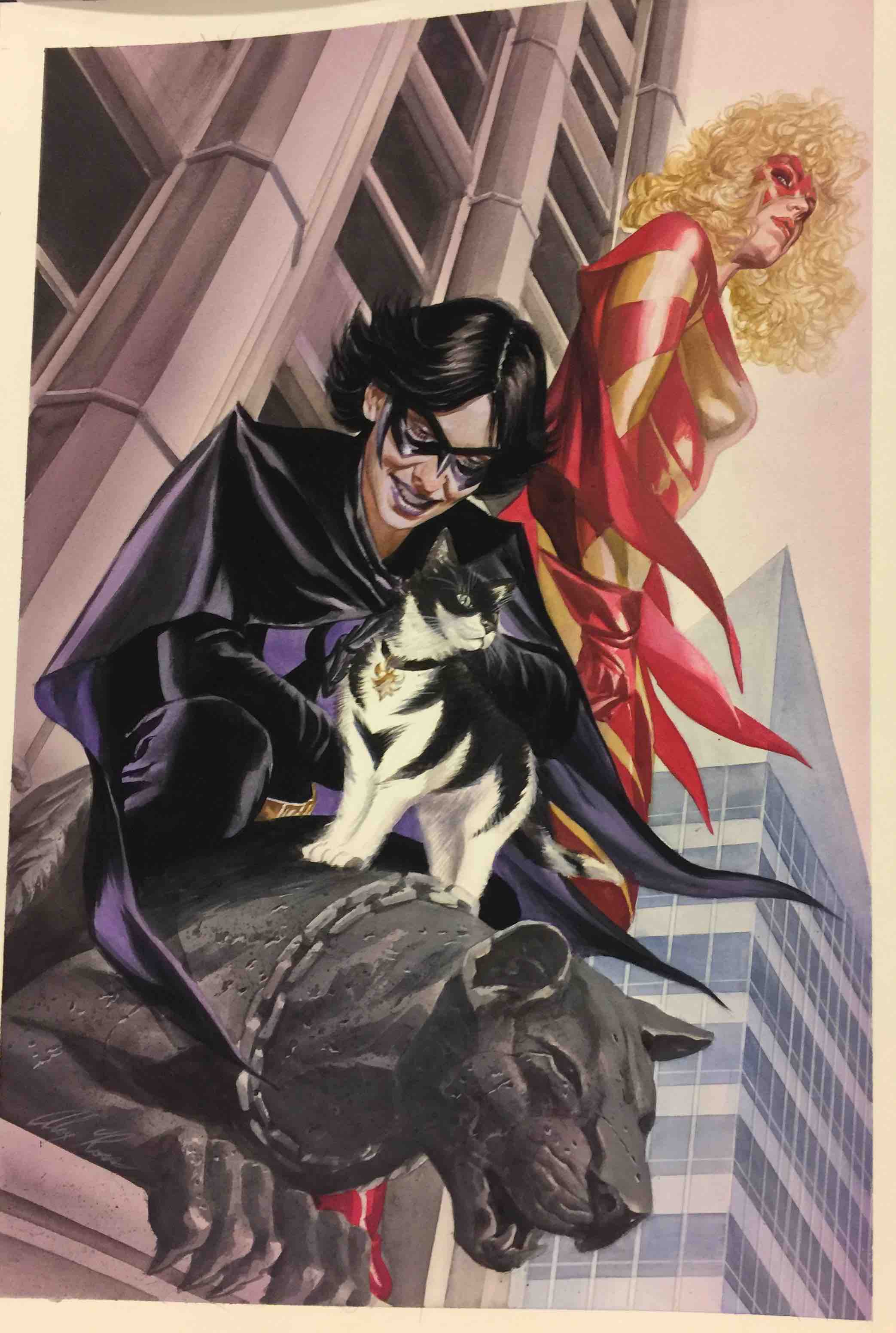 Alex Ross Astro City 44 Painting