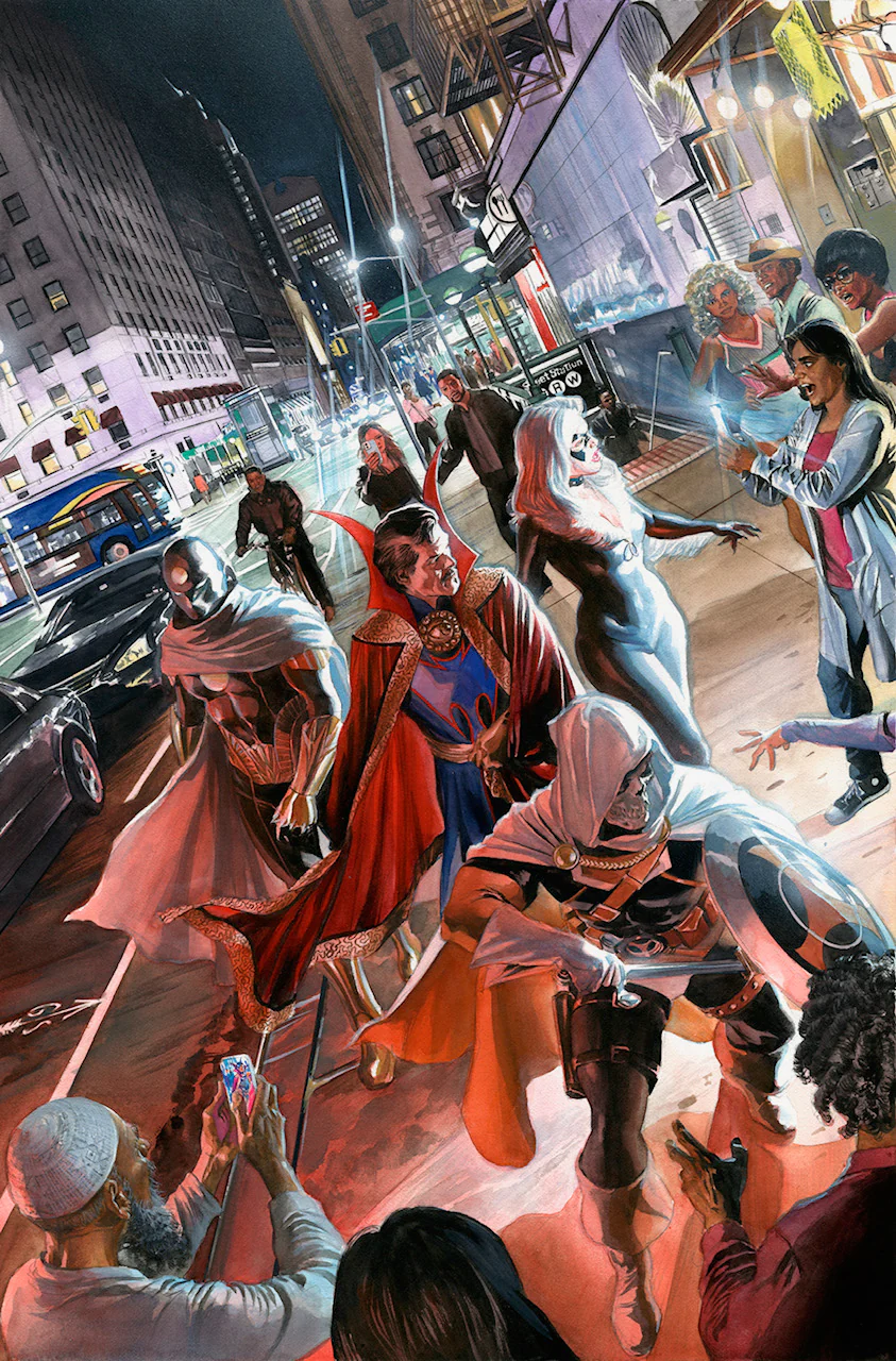 Alex Ross Doctor Strange #13 Cover Painting