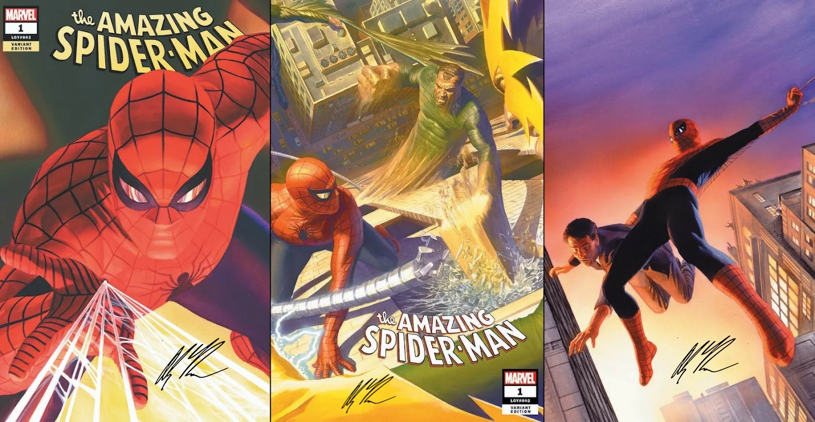 Amazing Spider-Man (2016) # 1 Alex Ross Art Variant