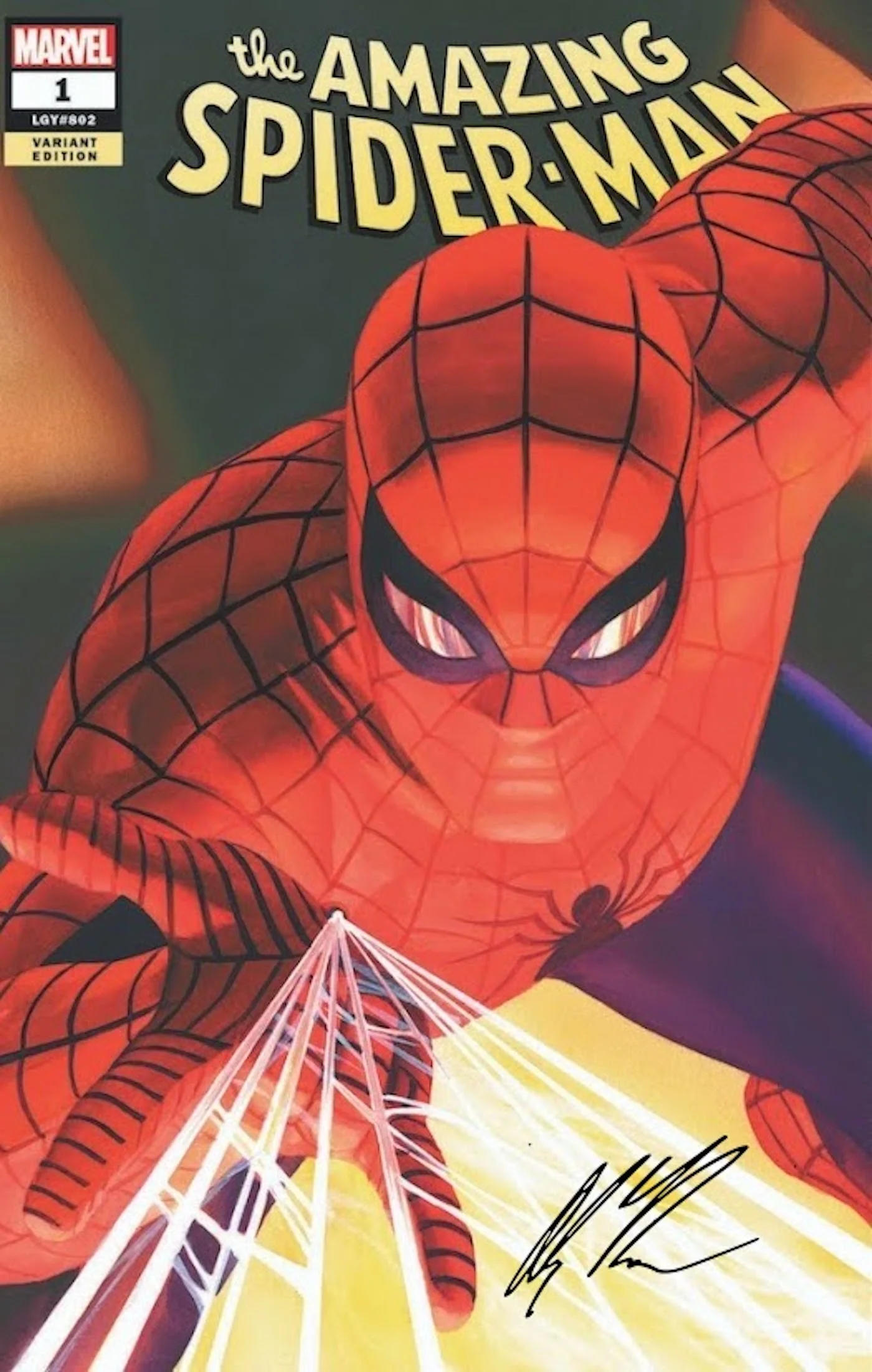 Amazing Spider-Man (2016) # 1 Alex Ross Art Variant - Image 3