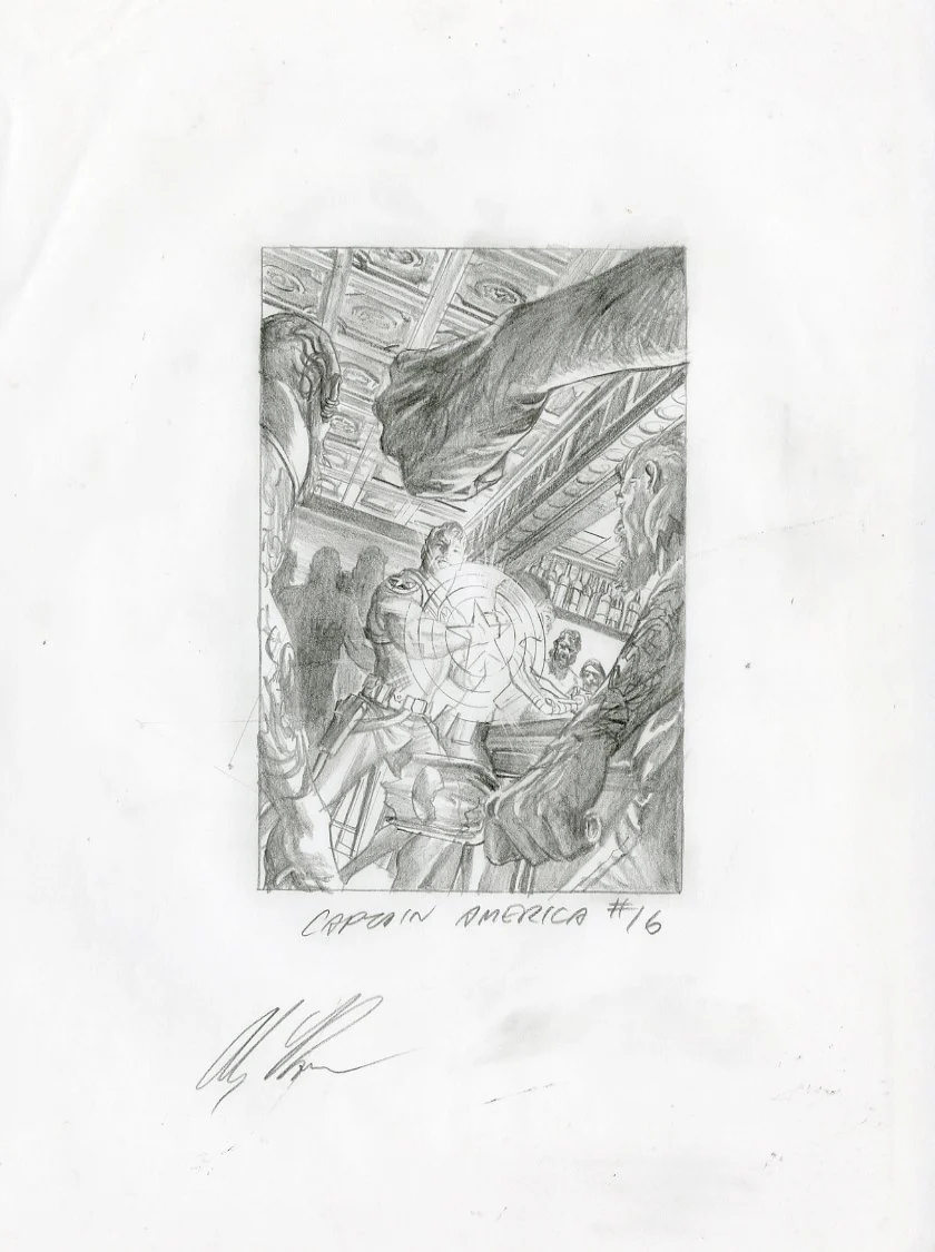 Captain America #16 Painting