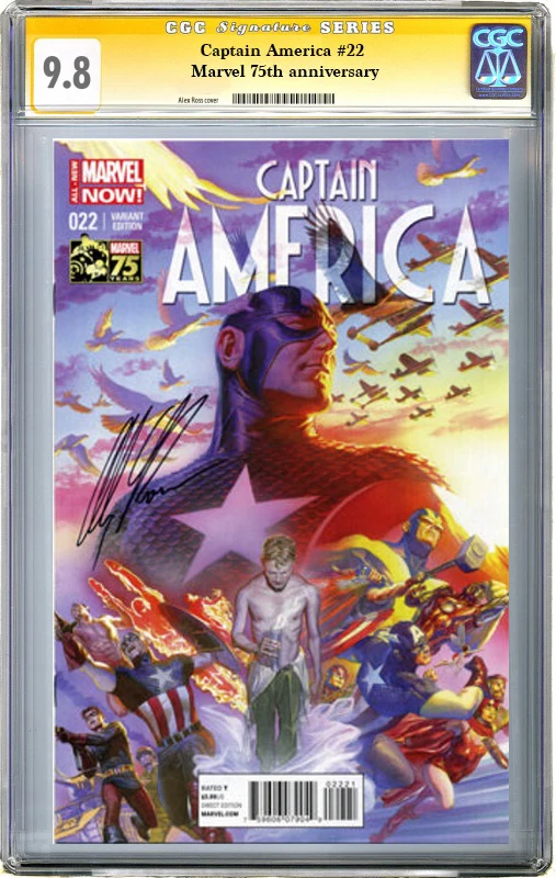 Captain America V7 #22 75th anniversary Variant Exclusive - Image 2