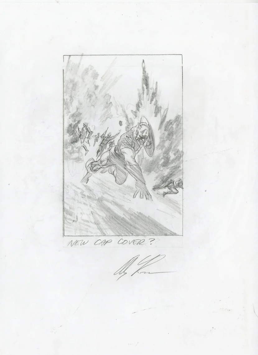Captain America #22 Painting