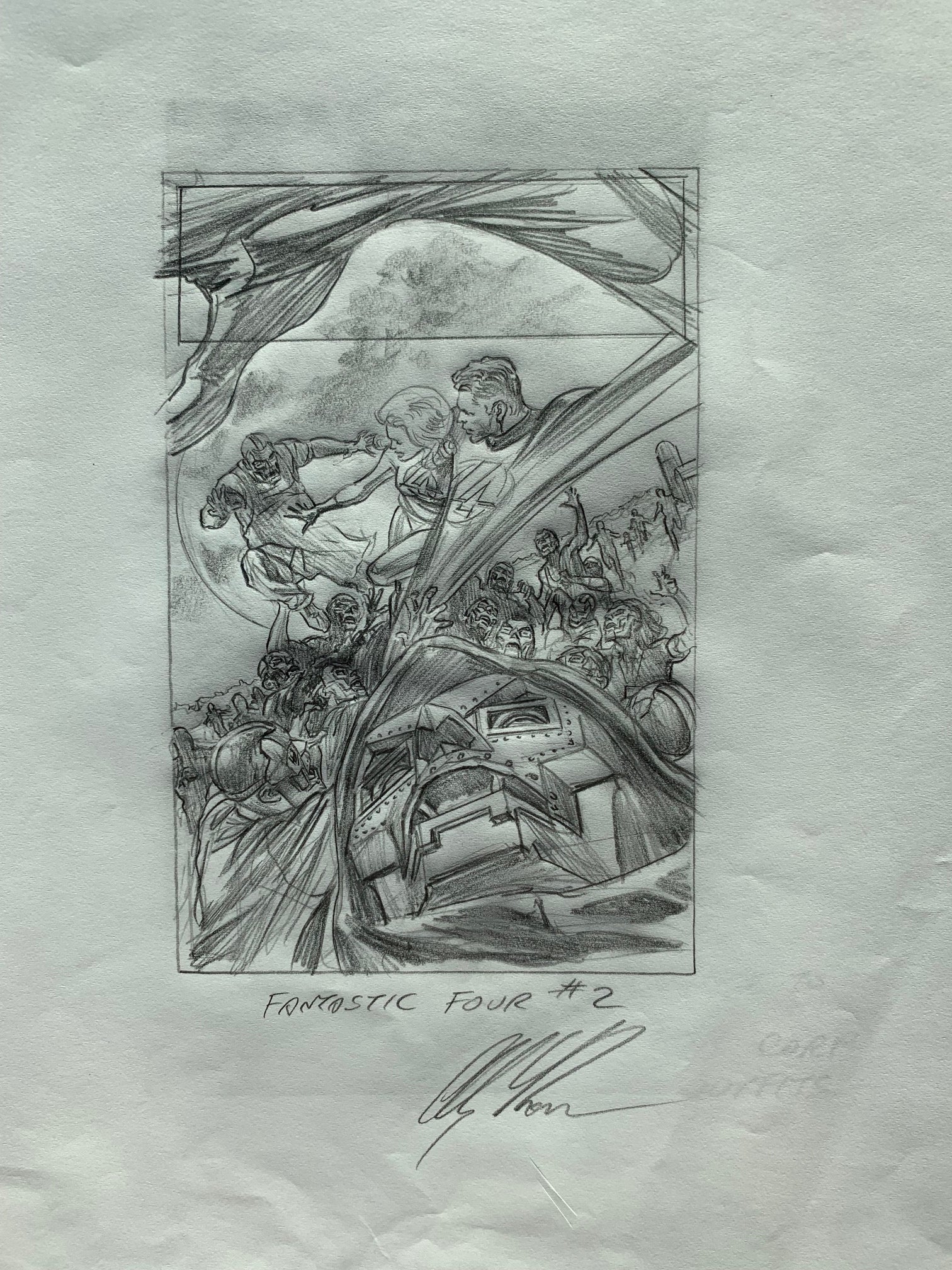 Fantastic Four #2 Sketch