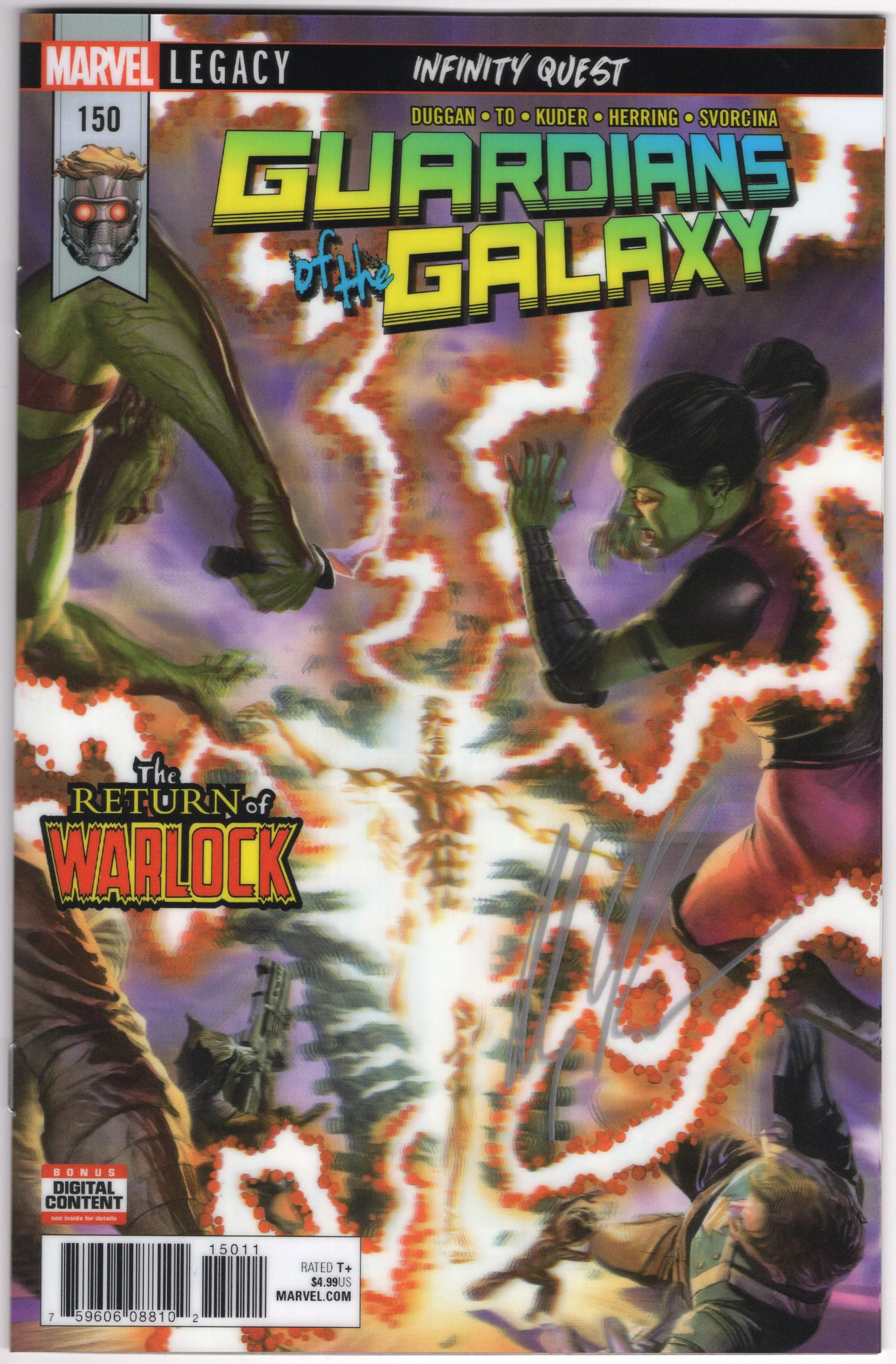 Guardians of the Galaxy #150 Lenticular Exclusive