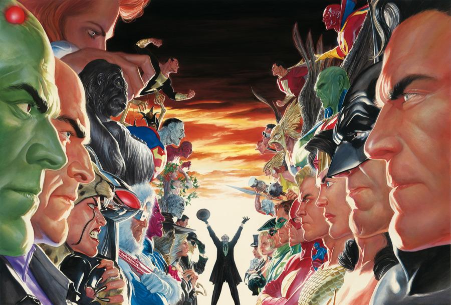 JLA Absolute Justice Mini-Canvas