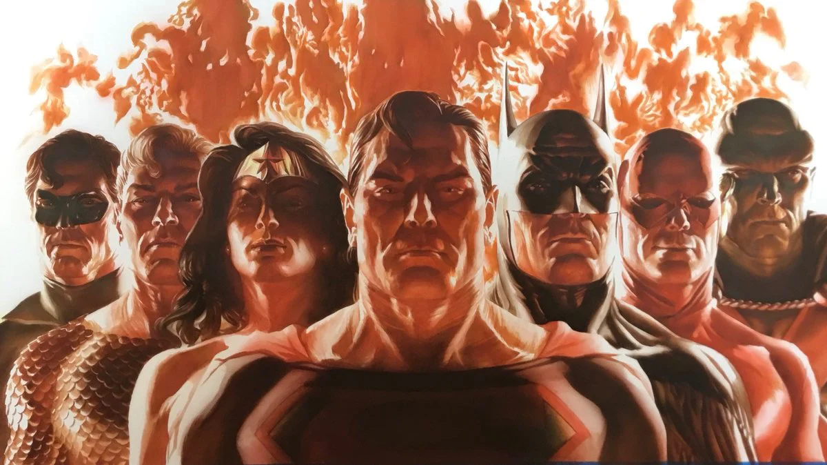 JLA Inferno Giclée on Canvas