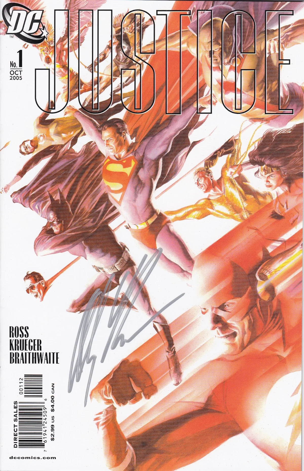 Justice # 1 2nd Printing Variant