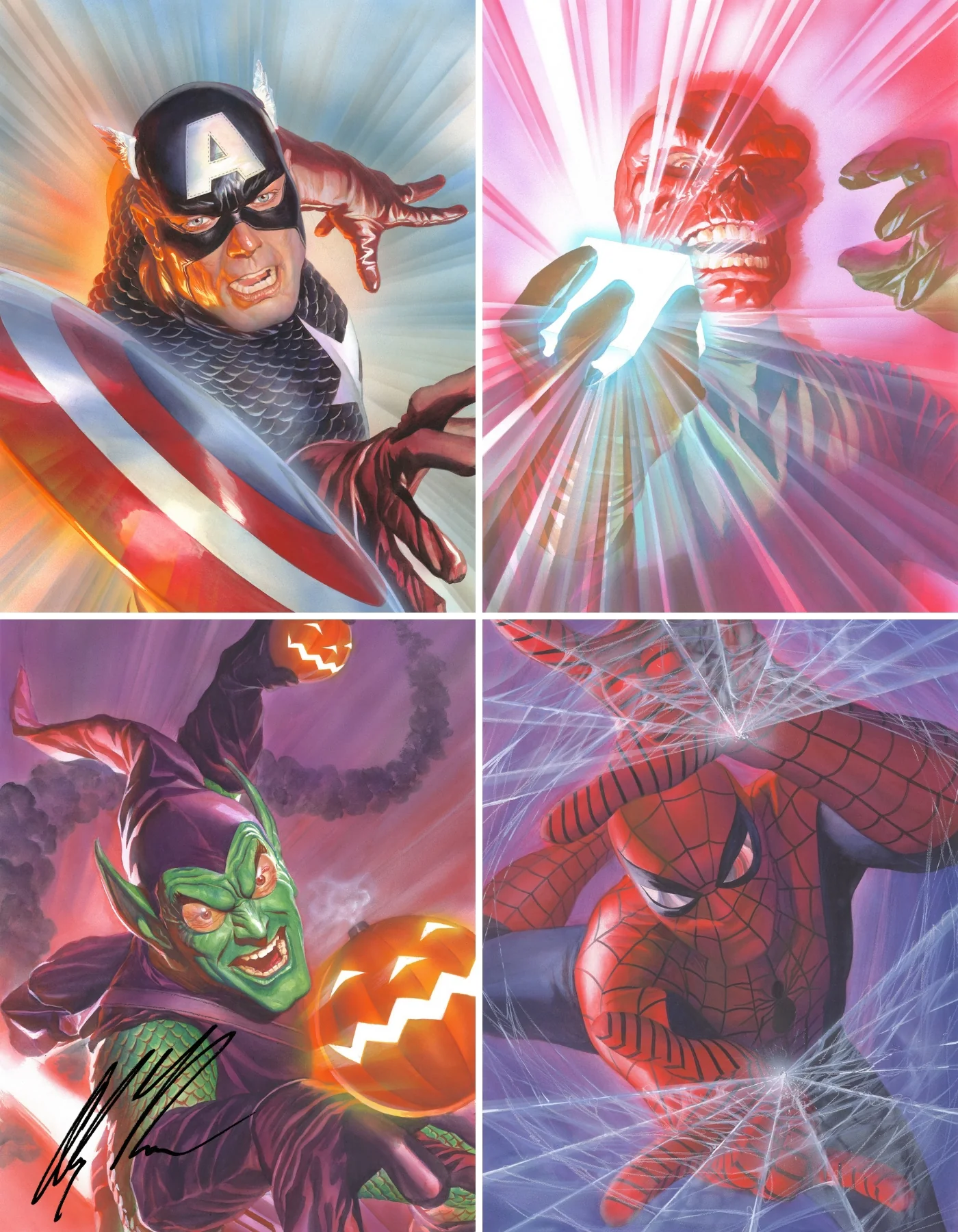 Marvelocity: Heroes and Foes Lithograph