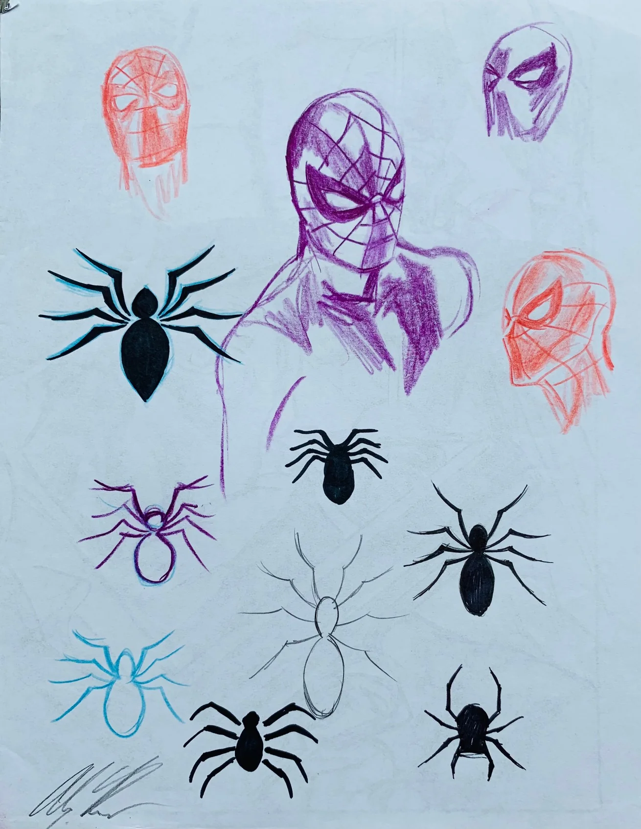 Original Alex Ross Spider-Man redesign concepts 5