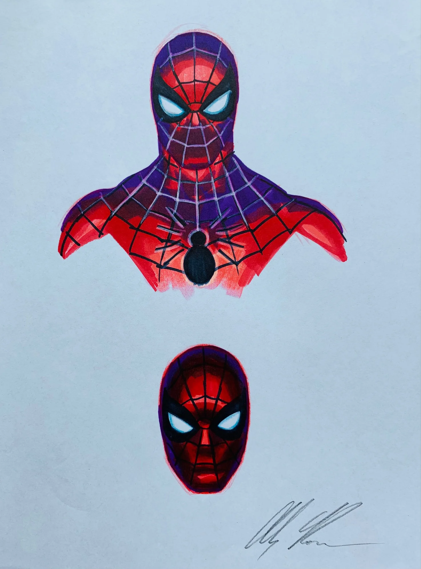 Original Alex Ross Spider-Man redesign concepts 7