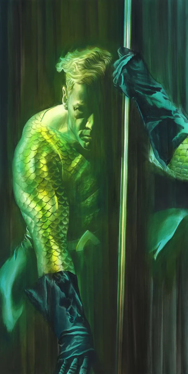 SHADOWS: Aquaman AP Giclée on Canvas