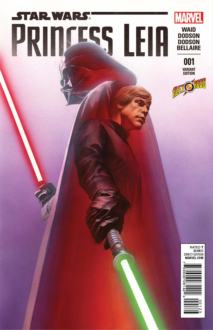 Star Wars Princess Leia #1 Alex Ross Variant - Image 3