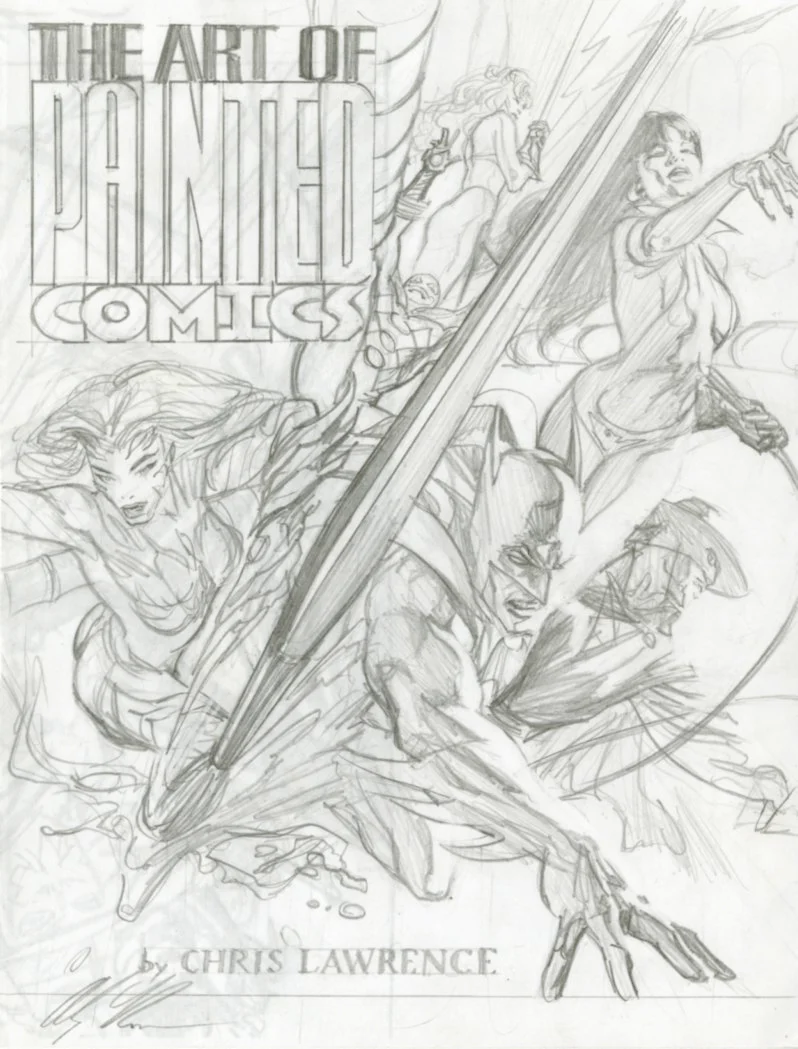 The art of painted comics Sketch