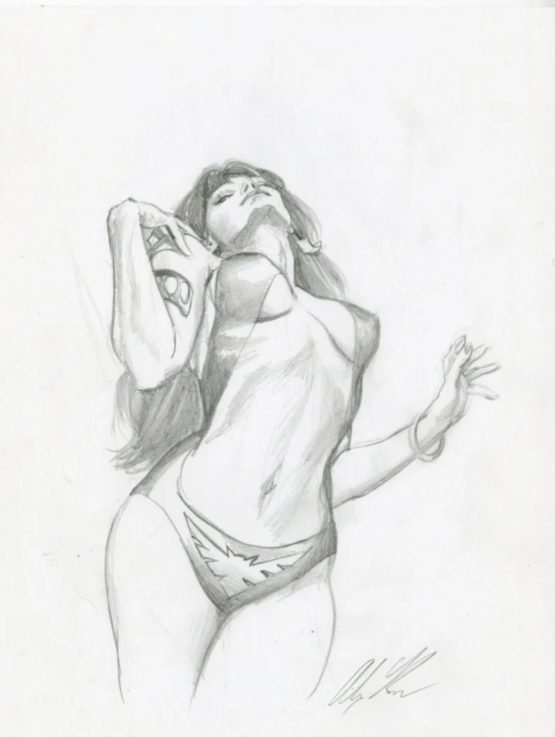 Vampirella w1 Sketch