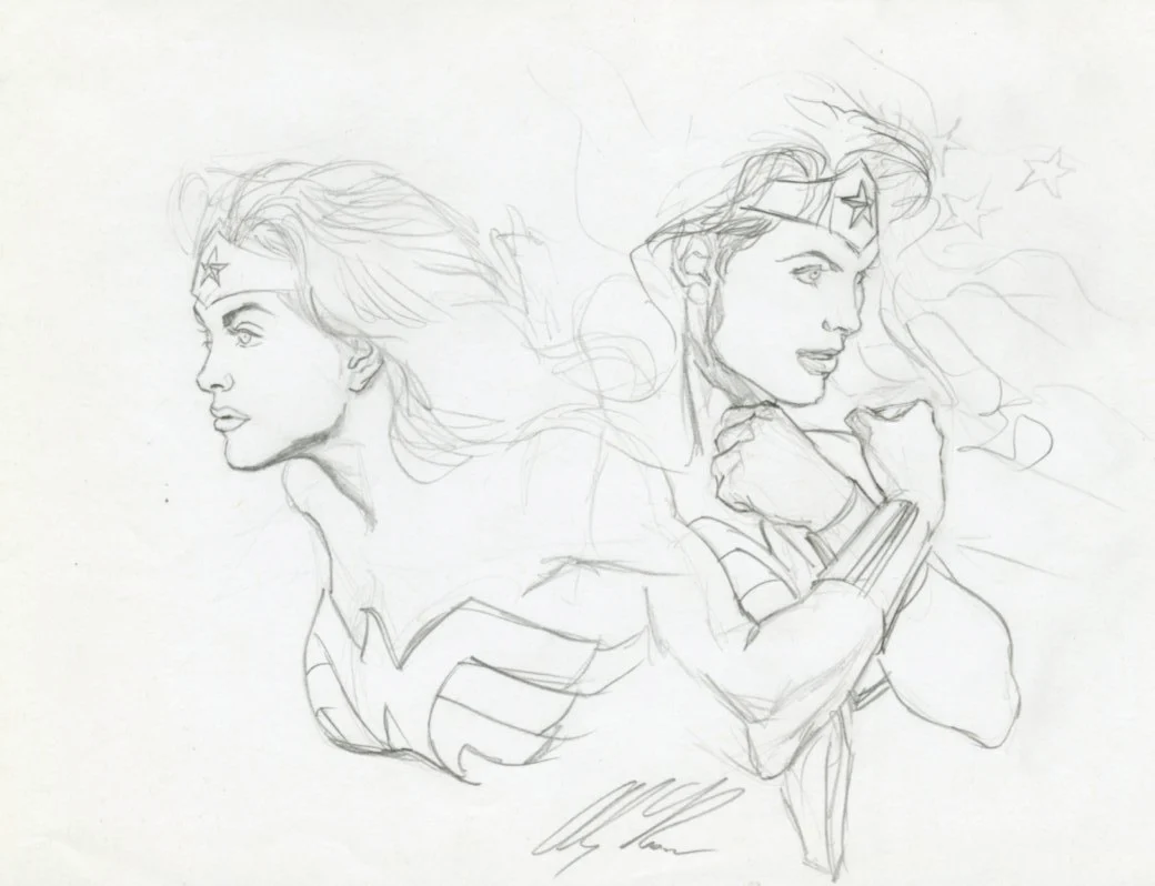 Wonder Woman sketches 1